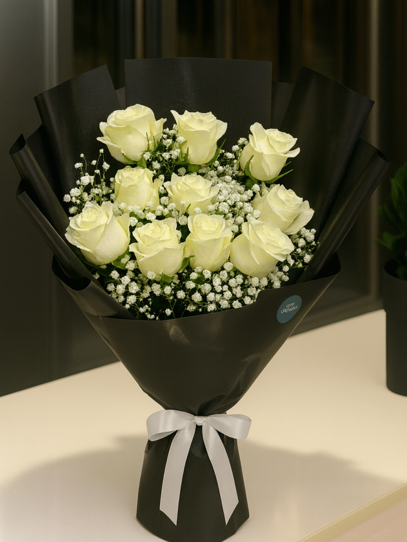 White Rose Bouquet